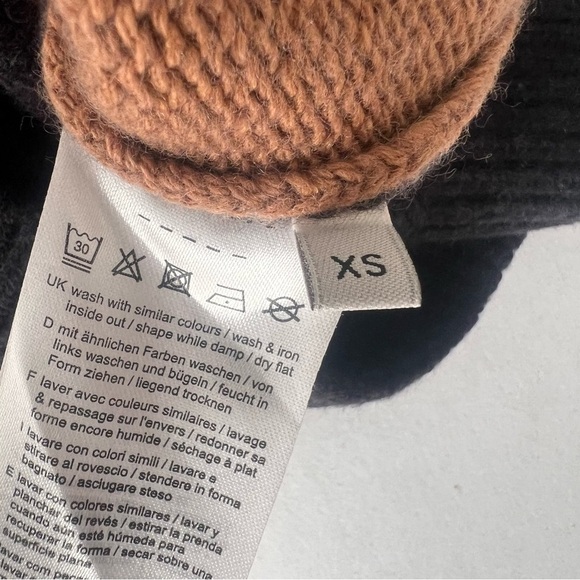 2/25 Esprit Opening Ceremony Colab Sweater Colorblock Turtleneck Wool Cashmere - Picture 4 of 7